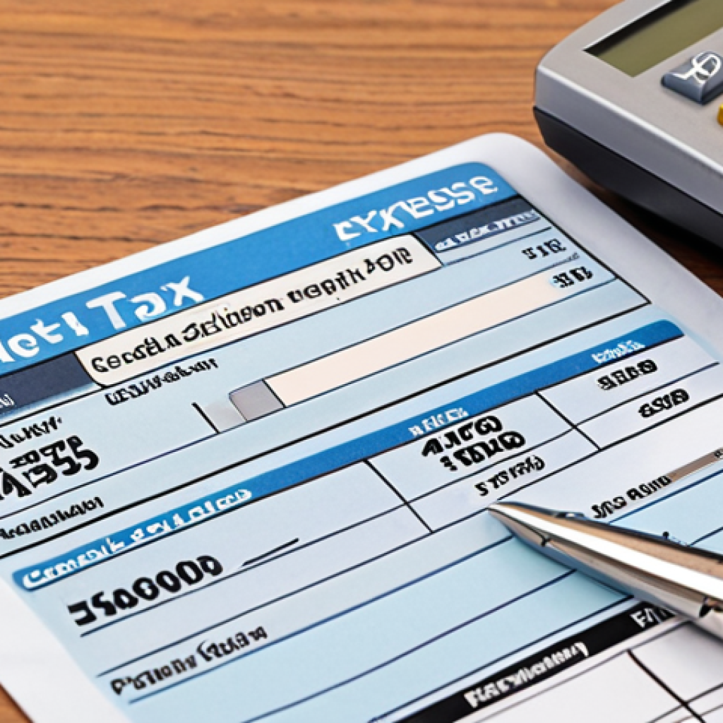 Business expenses paid with a credit card, emphasizing clear separation from personal expenses for easy tax deduction during filing.