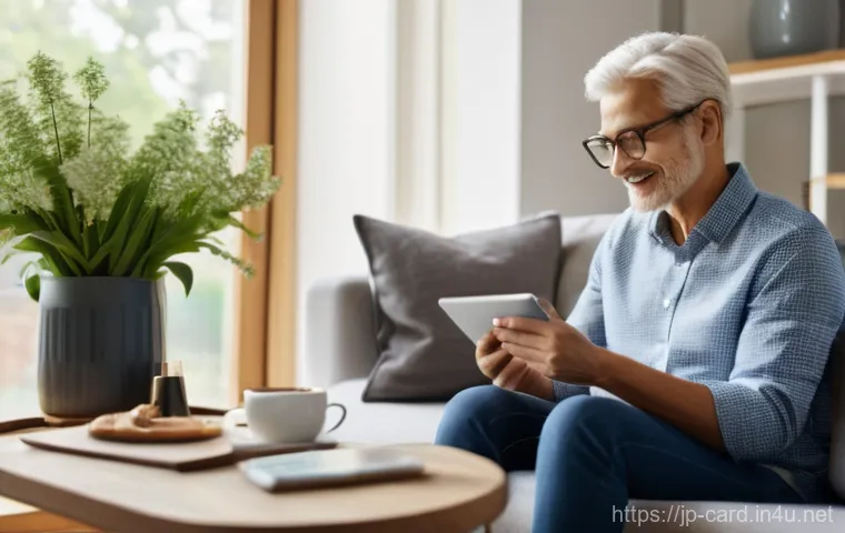 체크카드 한도 상향 방법 - **Prompt:** A well-dressed young professional man, wearing a smart casual collared shirt, stands in ...